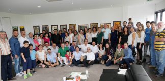 ANTAKYALI YUSUF ALTUNAY PARİS’TE RESİM SERGİSİ AÇTI
