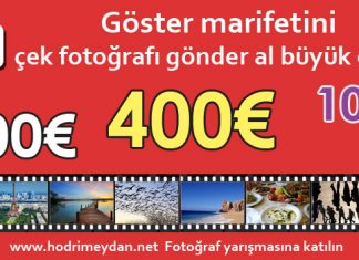 ÖDÜLLÜ FOTOĞRAF GÖNDERME YARIŞMASI 29 EKİM 2018 GÜNÜ BAŞLIYOR