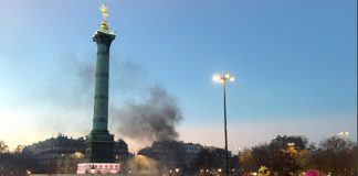 PARİS’TE OLAYLI GÜN ” KÜRESEL GÜVENLİK VE POLİS ŞİDDETİ ” PROTESTO EDİLDİ