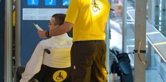 TEKERLEKLİ SANDALYE İLE UÇAĞA GİDEN YOLCULARIN DİKKATİNE !