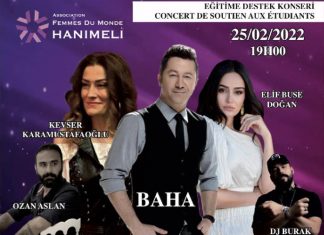 PARİS’TE HANIMELİ DERNEĞİ’NDEN “EĞİTİME DESTEK” KONSERİ