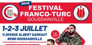 GOUSSAİNVİLLE TÜRK FESTİVALİ 1. TEMMUZ 2022 GÜNÜ BAŞLIYOR