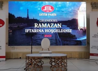PARİS DİTİB GELENEKSEL İFTAR PROĞRAMLARININ 4’NCÜSÜNÜ DÜZENLEDİ.