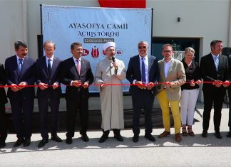 DİYANET İŞLERİ BAŞKANI ALİ ERBAŞ FRANSA’DA CAMİİ AÇILIŞI YAPTI