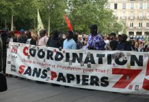 AVRUPA PARLAMENTOSU’NUN GÖÇ KARARINA PARİS’TE PROTESTO